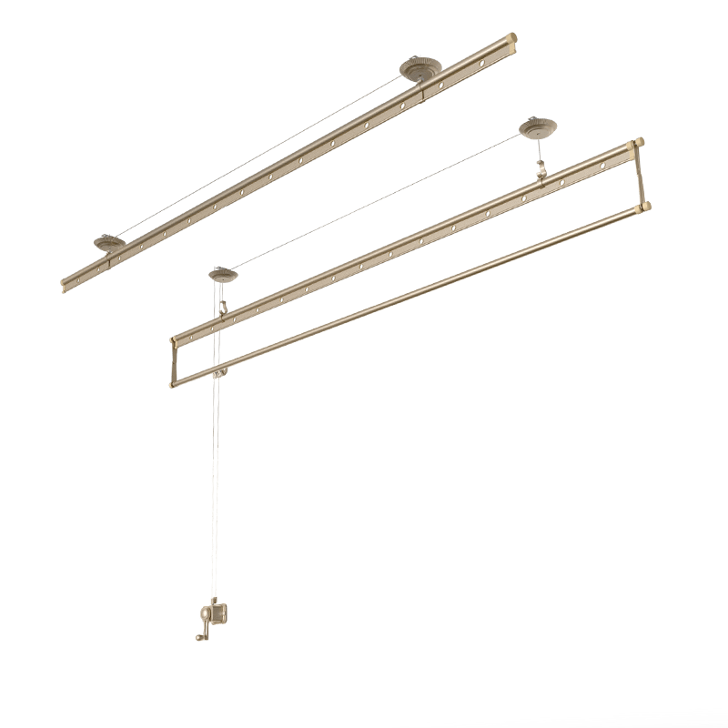 衣架手摇升降晾衣杆 S7让阳台更美好：盼